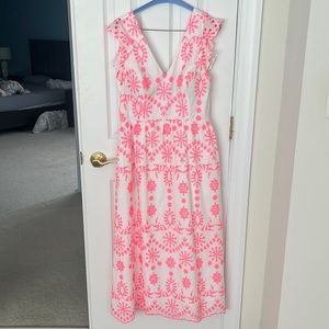 Lilly Pulitzer Lillyanne Eyelet Midi Dress